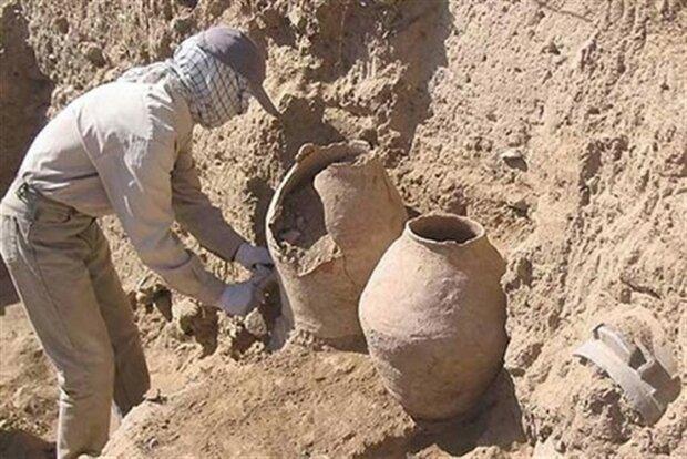 انهدام باند حفاری غیرمجاز در شهرستان بوئین زهرا
