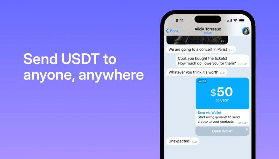 شبکه TON تلگرام امکان پرداخت با تتر را فراهم کرد