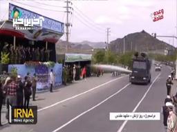 اتفاقی خاص در مراسم رژه روز ارتش در مشهد 