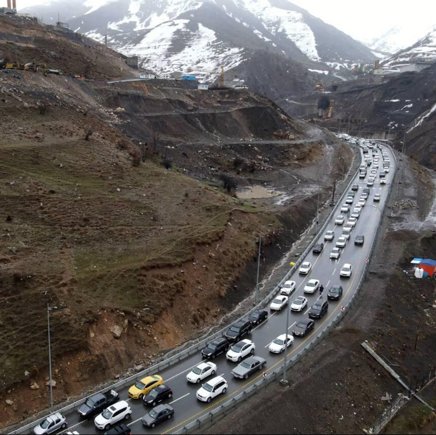 جاده کندوان از طریق آزادراه استان البرز باز است