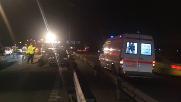 تصادف مرگبار 3 خودرو در محور مشهد به تربت حیدریه